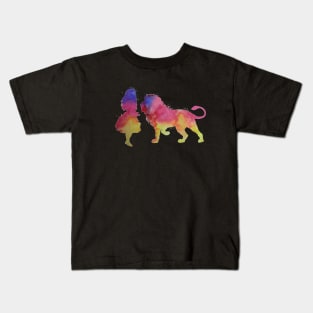 Lion and girl Kids T-Shirt